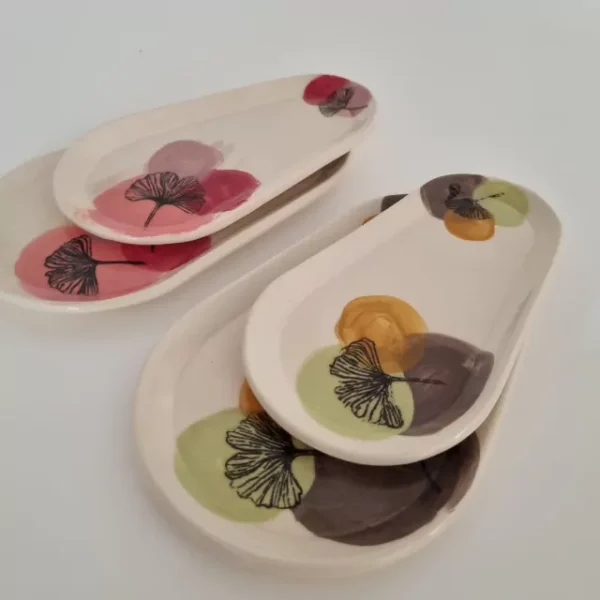 Bandeja cerámica - GINKGO - Imagen 2